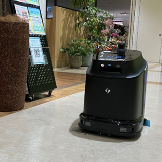 AI清掃ロボット派遣サービスのイメージ