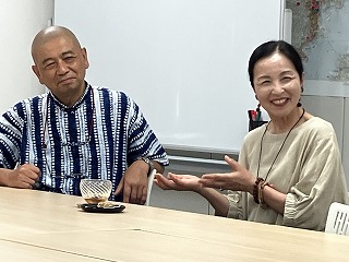 宗鳳先生を支える奥様の知里さん、最高のコンビです! !