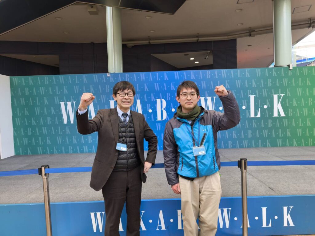 ワカバウォークの統括管理をしている新日本ビルサービス社員